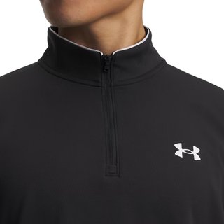 Under Armour MatchPlay 1/4 Zip pánska mikina, čierno/biela