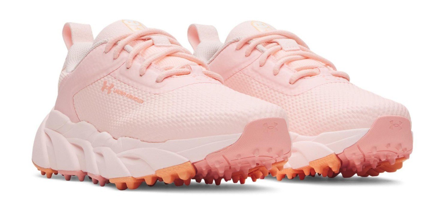 Under Armour Halo Tour Hybrid dámske golfové topánky, ružové