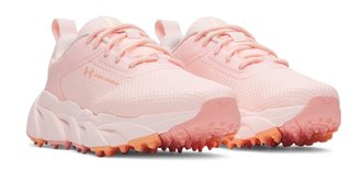 Under Armour Halo Tour Hybrid dámske golfové topánky, ružové