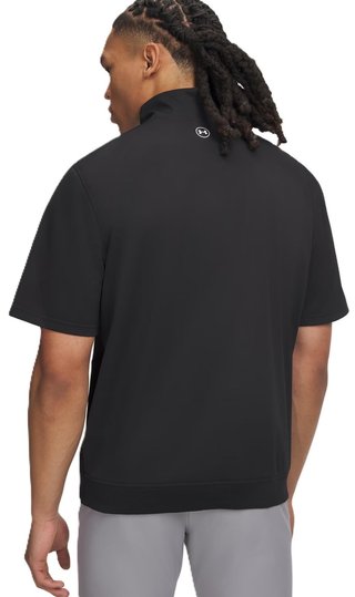 Under Armour Drive Wind SS 1/2 Zip pánska bunda do vetra, čierna