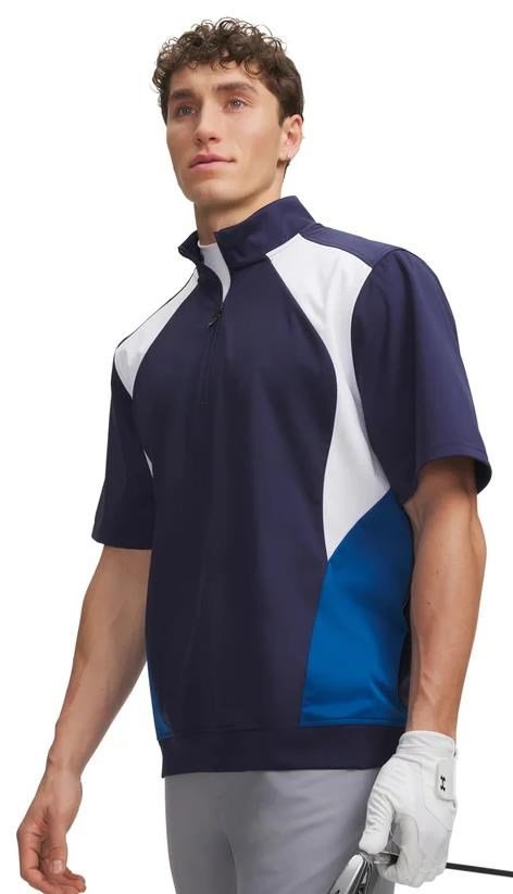 Under Armour Drive Wind SS 1/2 Zip pánska bunda do vetra, navy