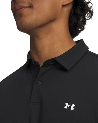 Under Armour Tee To Green Pique pánske polo, čierno/biele