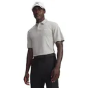 Under Armour Tee To Green Pique pánske polo, titanium/white