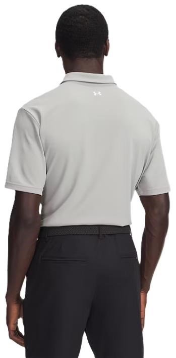Under Armour Tee To Green Pique pánske polo, titanium/white