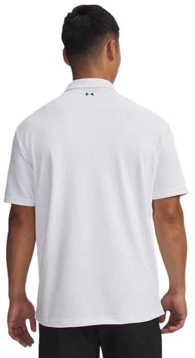 Under Armour Tee To Green Pique pánske polo, bielo/čierne