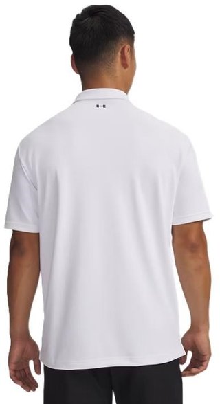 Under Armour Tee To Green Pique pánske polo, bielo/čierne