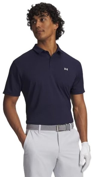 Under Armour Tee To Green Pique pánske polo, navy/white