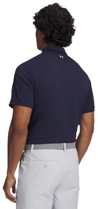 Under Armour Tee To Green Pique pánske polo, navy/white