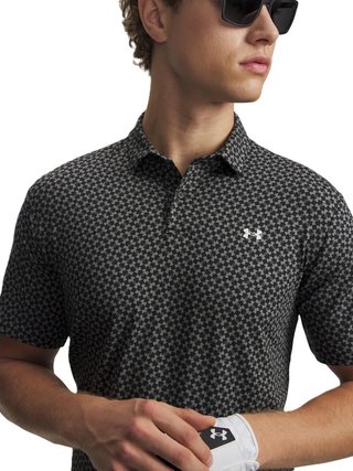 Under Armour T2G Printed pánske polo, čierne