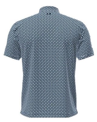 Under Armour UA T2G Printed pánske polo, varsity blue/white/midnight navy
