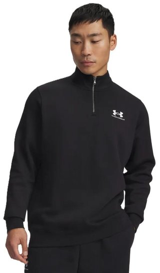 Under Armour Icon Fleece 1/4 Zip pánska mikina, čierna