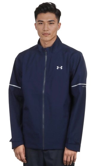 Under Armour Drive Rain pánska bunda, midnight navy/metallic silver