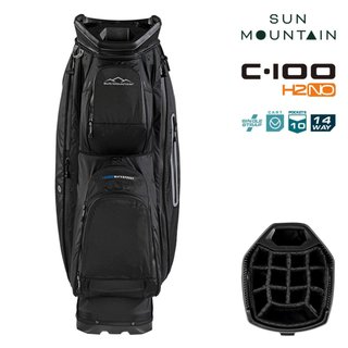 Sun Mountain H2NO C100 Waterproof cart bag, čierny