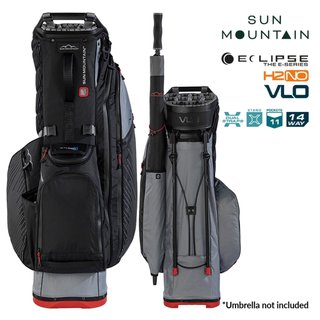 Sun Mountain H2NO E-4.5 14 WAY VLO nepremokavý stand bag, nickel/black/red