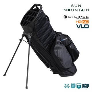 Sun Mountain H2NO E-4.5 14 WAY VLO nepremokavý stand bag, black/steel