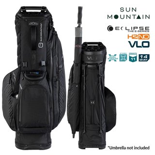 Sun Mountain H2NO E-4.5 14 WAY VLO nepremokavý stand bag, black/steel