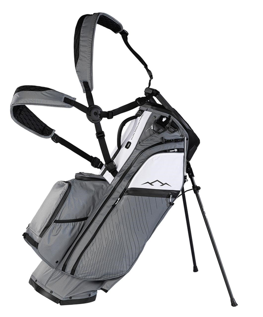 Sun Mountain H2NO E-4.5 14 WAY VLO Waterproof stand bag, nickel/white/black