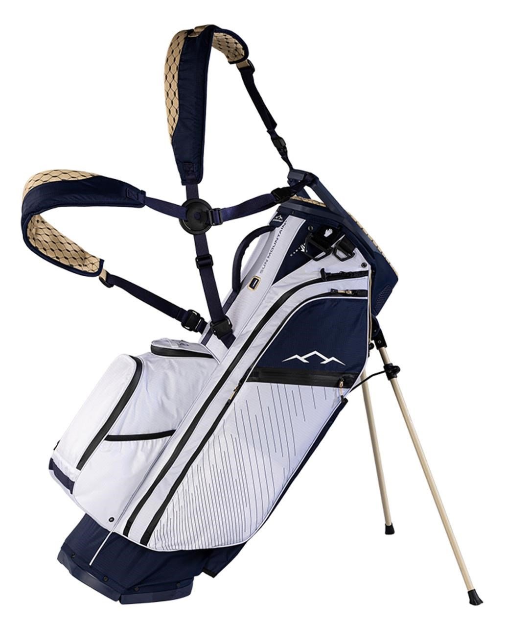 Sun Mountain H2NO E-4.5 14 WAY VLO nepremokavý stand bag, navy/gold/white
