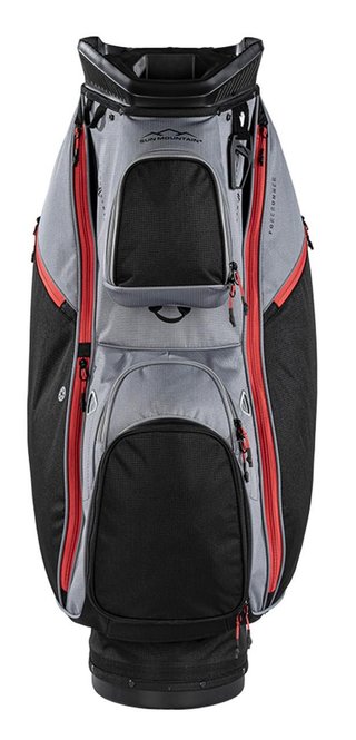 Sun Mountain Forerunner cart bag, black/nickel/red
