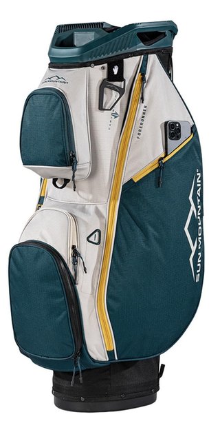 Sun Mountain Forerunner cart bag, black/pond/sand