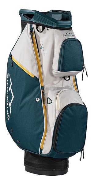Sun Mountain Forerunner cart bag, black/pond/sand