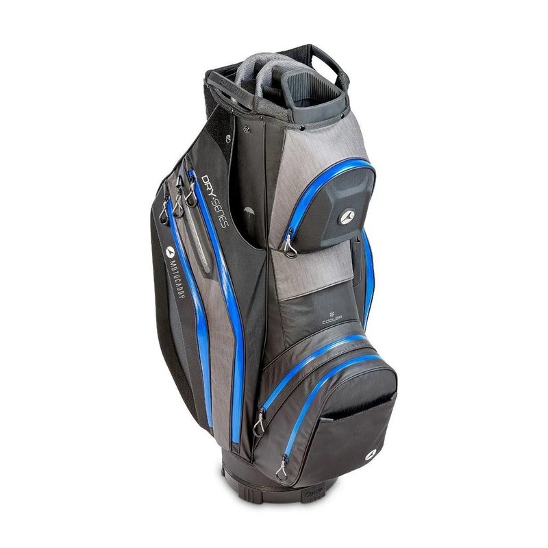 Motocaddy NEW Dry-Series cart bag 2026, čierno/modrý