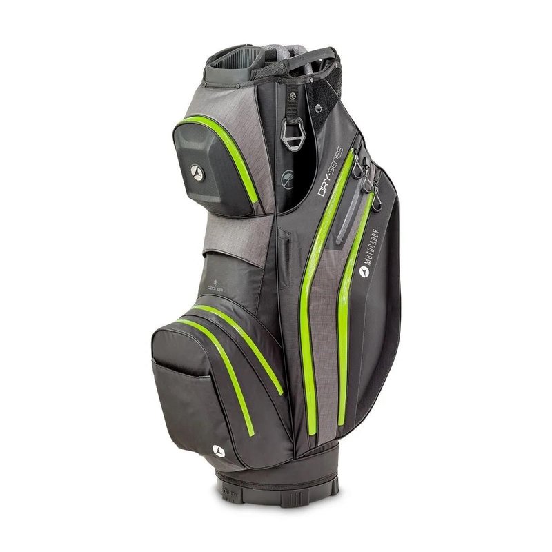Motocaddy NEW Dry-Series cart bag 2026, čierno/limetkový