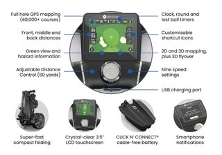 Motocaddy NEW M5 GPS elektrický vozík 2026, Standard Lithium