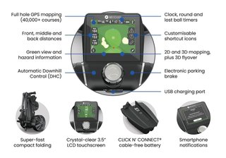 Motocaddy M5 GPS DHC elektrický vozík, Ultra Lithium