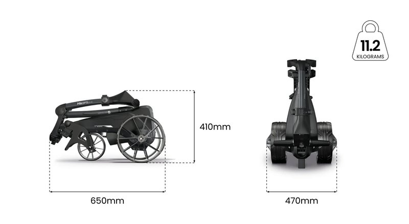 Motocaddy M5 GPS DHC elektrický vozík, Ultra Lithium
