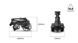 Motocaddy NEW M7 REMOTE DHC elektrický vozík 2026, M7 Ultra Lithium, grafitová