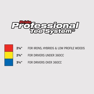 Pride Sports PTS Bamboo Step Tee 69 mm (2 3/4"), 50 ks, žltá