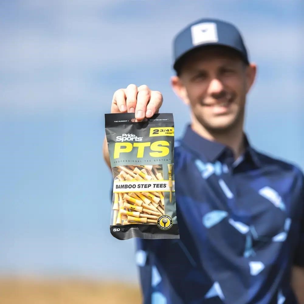Pride Sports PTS Bamboo Step Tee 69 mm (2 3/4"), 50 ks, žltá