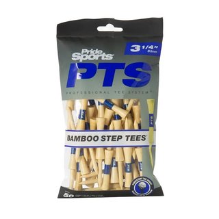 Pride Sports PTS Bamboo Step Tee 83mm / 3 1/4" (50 tees), modrá