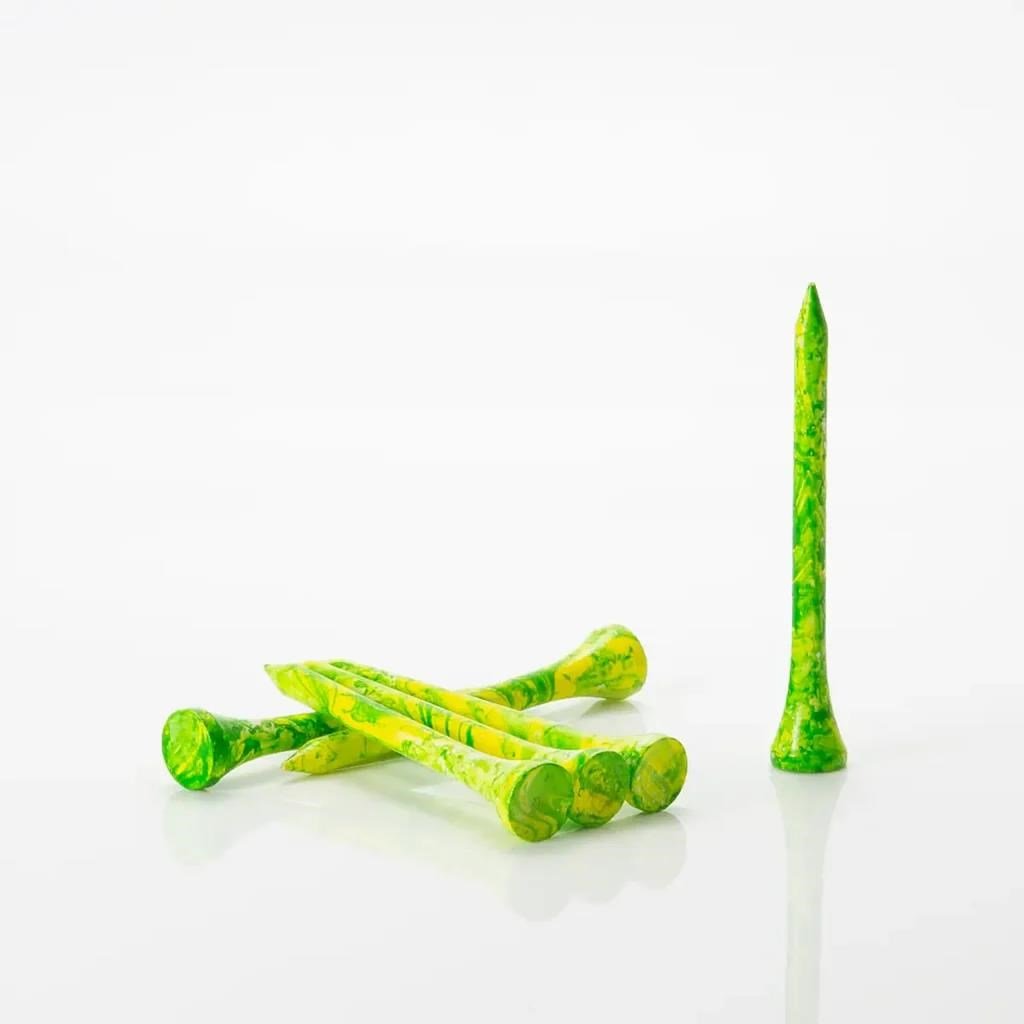 PrideSports Pride Sports Special Edition Paint Splatter Tees 69 mm zelené/žlté, 45 ks