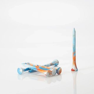 PrideSports Pride Sports Special Edition Paint Splatter Tees 69 mm modré/oranžové týčka (45 ks)