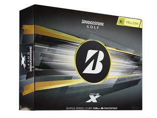 Bridgestone Tour B X golfové loptičky 2026 (12 loptičiek), žlté