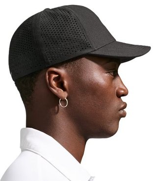 Nike Rise unisex golfová šiltovka, čierna