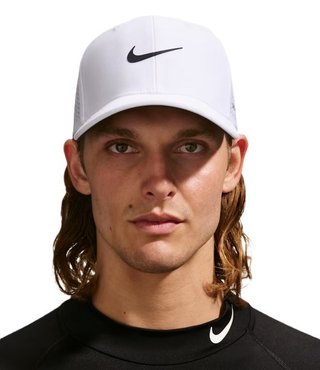 Nike Rise unisex kšiltovka, biela