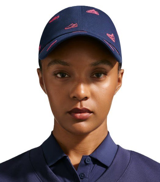 Nike Club golfová šiltovka, college navy/hot lava