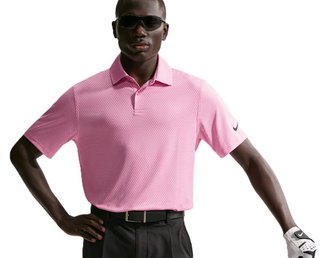 Nike Velocity pánske polo, pink foam/peony/black