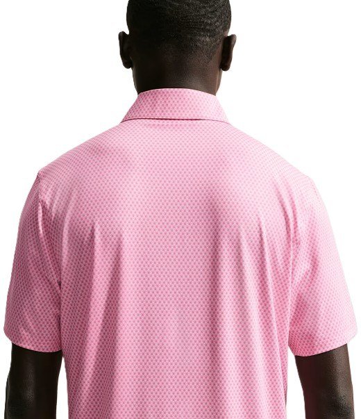 Nike Velocity pánske polo, pink foam/peony/black
