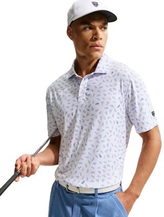Nike Par pánske polo, bielo/work blue