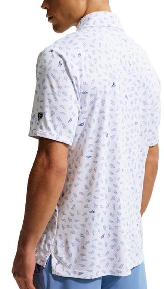 Nike Par pánske polo, bielo/work blue