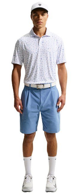 Nike Par pánske polo, bielo/work blue