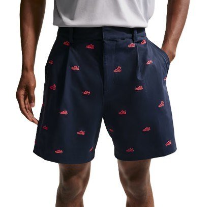 Nike Par pánske kraťasy, navy/hot lava/black