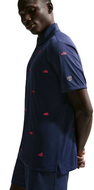 Nike Par pánske polo, navy/hot lava