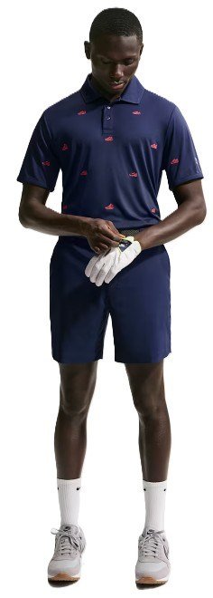 Nike Par pánske polo, navy/hot lava