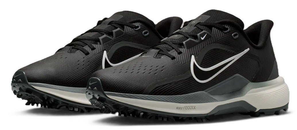 Nike Pegasus 1 pánske golfové topánky, čierna/sail/biela