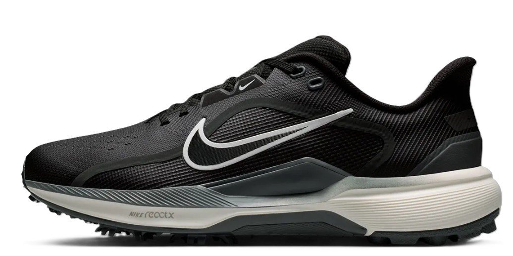 Nike Pegasus 1 pánske golfové topánky, čierna/sail/biela